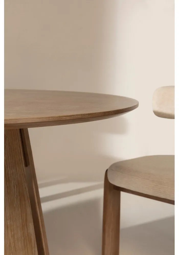 Okrúhly jedálenský stôl v dekore duba ø 120 cm Zuri – MOME