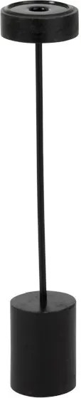 Drevený čierny svietnik Mango L - Ø  9*53 cm