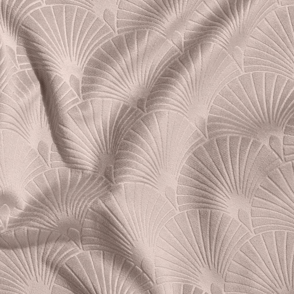 ZATEMŇOVACÍ ZÁVES NA KRÚŽKOCH JULIA 140X250 CM PÚDROVO RUŽOVÁ