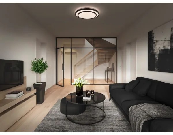 Ledvance - LED Stropné svietidlo ORBIS BERLIN LED/36W/230V čierna