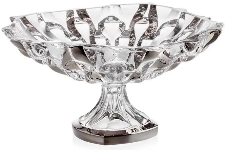 KRIŠTÁĽOVÁ MISKA BOHEMIA SAMBA FOLK PLATINUM 350 MM
