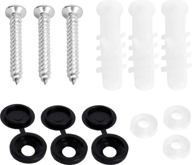 Nástenný vešiak KARDUS čierny