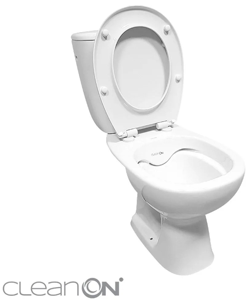 Cersanit ARTECO 010 CLEANON WC so sedátkom Soft Close 63,5 x 35,5 cm, K667-069