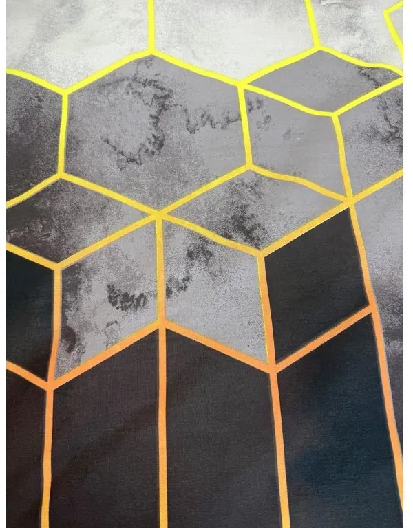 Obliečky Honey 140x200 / 70x90 – moderný geometrický vzor, 100 % bavlna deluxe