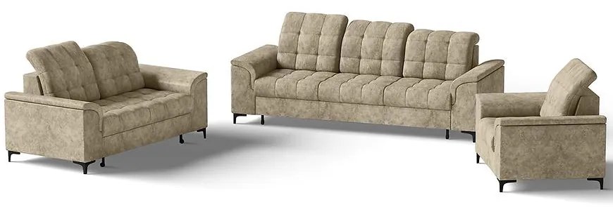 Sedacia súprava Snap 3+2+1 Bangkok Pearl