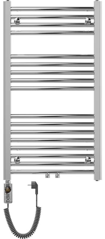 Mexen Ares, elektrické vykurovacie teleso 900 x 500 mm, 300 W, chrómová, W102-0900-500-2300-01