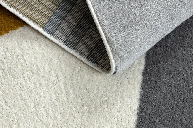 Koberec FUSION 1327 biely / tmavosivý