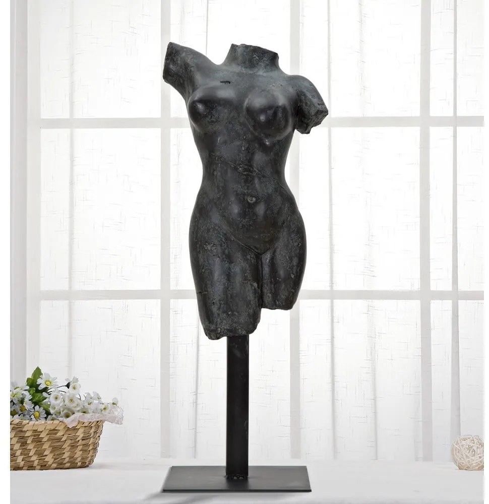 Čierna dekoratívna soška Mauro Ferretti Museum Woman