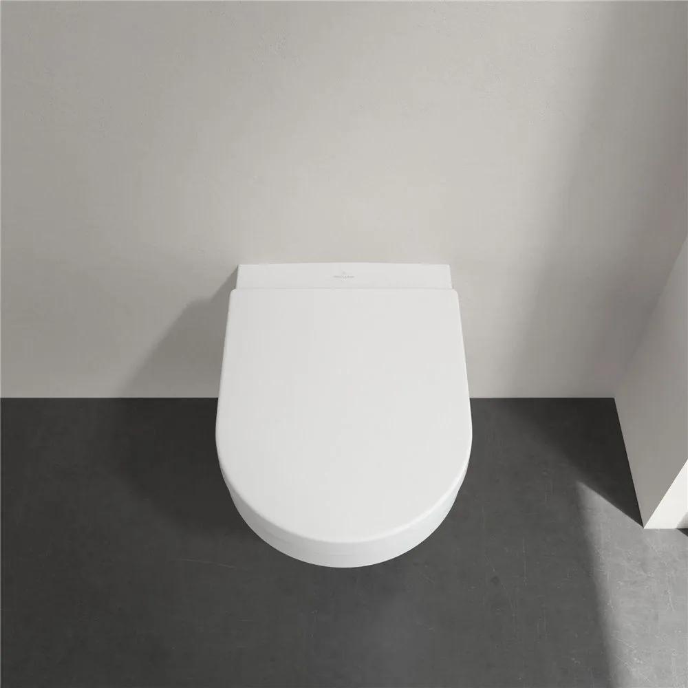 VILLEROY &amp; BOCH Architectura závesné WC s hlbokým splachovaním bez vnútorného okraja, 370 x 530 mm, biela alpská, 4694R001