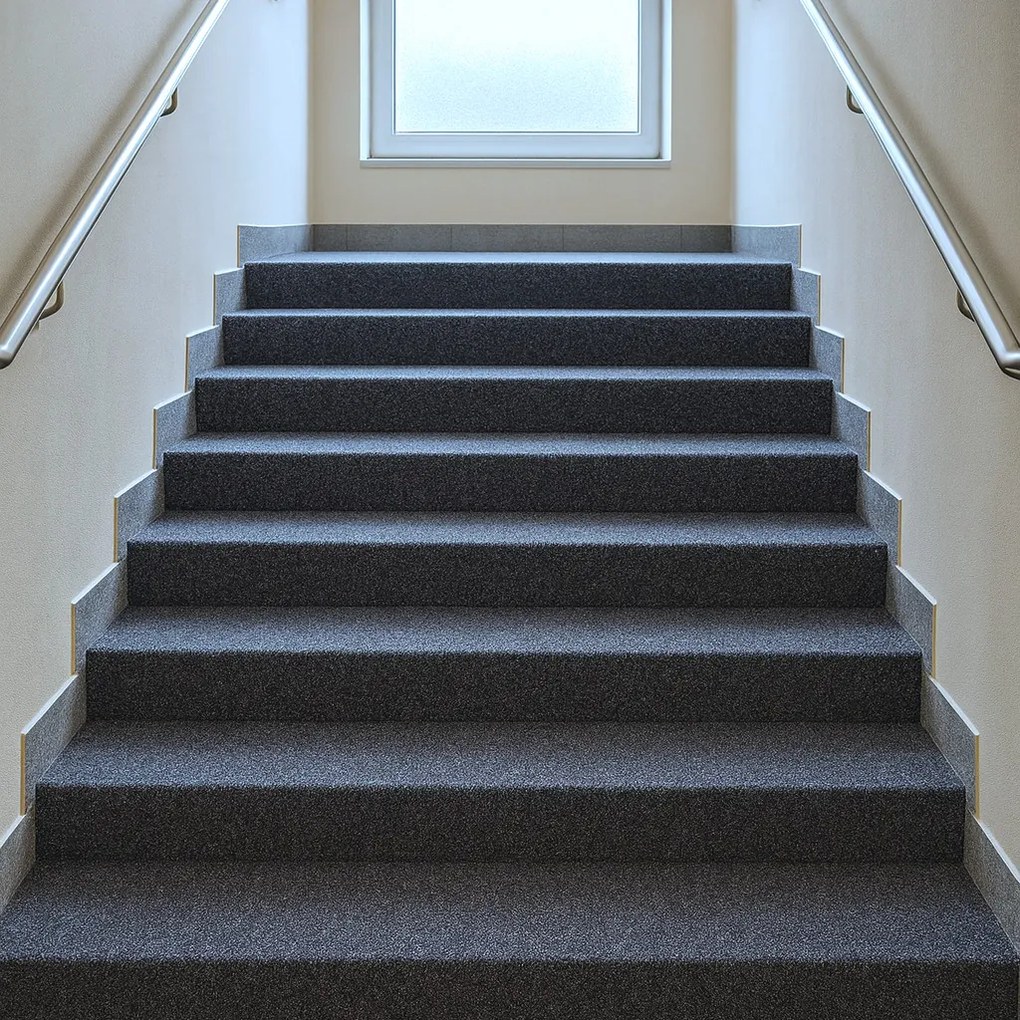 Metrážny koberec Baltic 77, na mieru, šíře 4m, šedá, ab (mriežka), chodba / predsieň, Betap