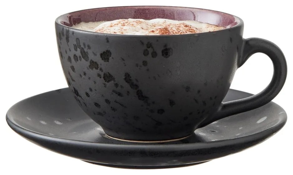 Čierne keramické šálky v súprave 4 ks 240 ml Gastro Black/Mix – Bitz