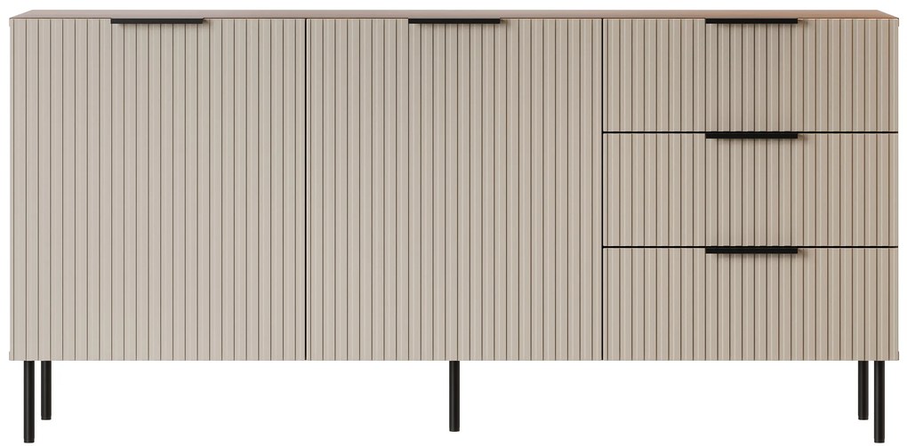 Cama Široká komoda Almera 1 - béžová / orech