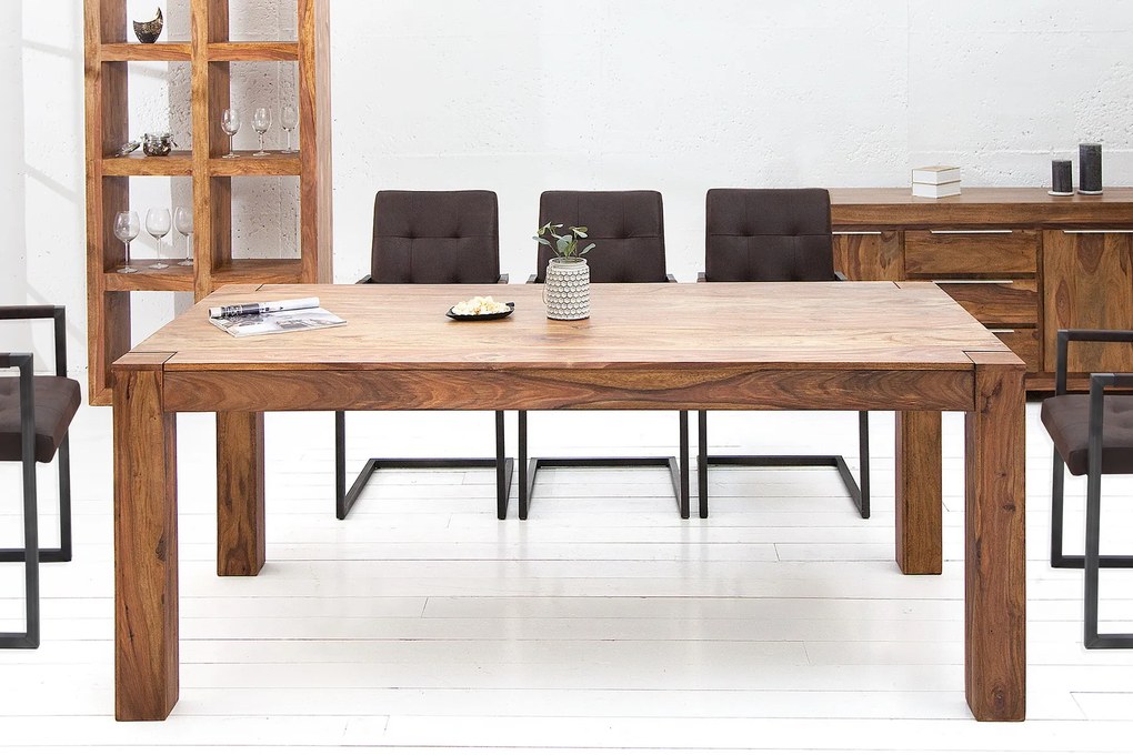 Jedálenský stôl 39362 160x90cm Masív drevo Palisander
