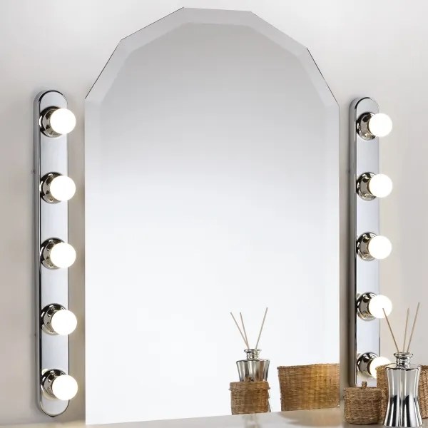 ONLI - Nástenné svietidlo HOLLYWOOD 5xE14/6W/230V chróm