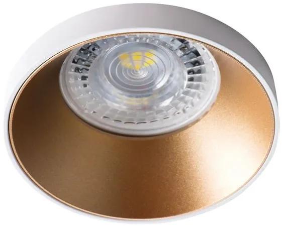 KANLUX Stropné bodové vstavané osvetlenie SIMEN DSO, 75mm, guľaté, bielo-zlaté