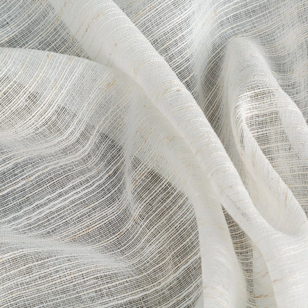 ZÁCLONA NA KRÚŽKOCH ARIA 140X250 CM KRÉMOVÁ