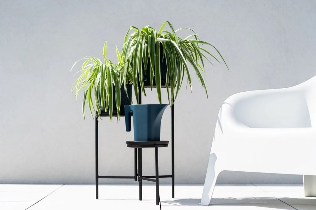 Kvetinový stojan TOLA STAND 50 cm čierny