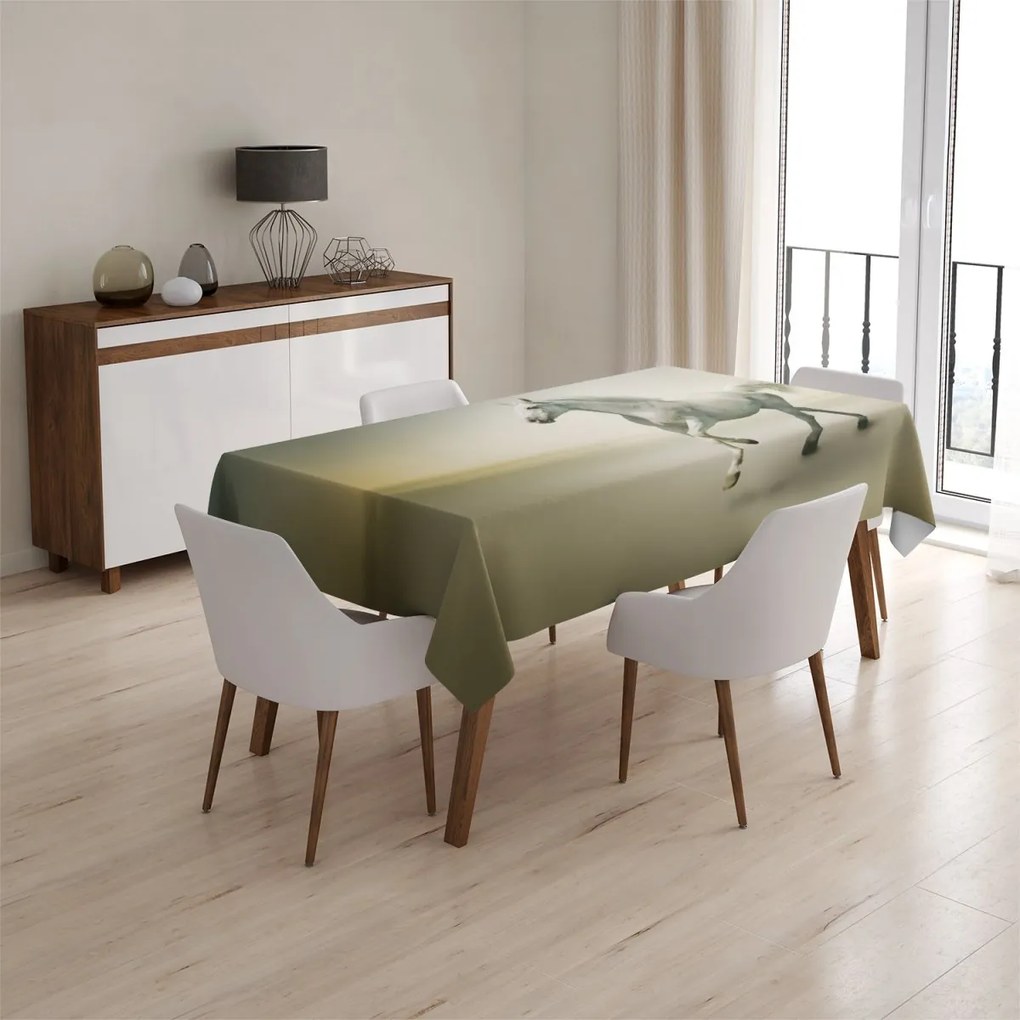 Sablio Obrus Biely kôň 2 - 90x90 cm