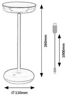 Rabalux KONIN LED vonkajšia dekoratívna lampa 77089