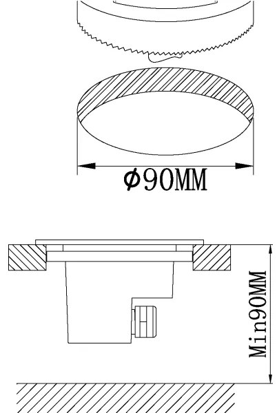 Eglo 93482 - LED Vonkajšie nájazdové svietidlo LAMEDO LED/2,5W/230V IP65