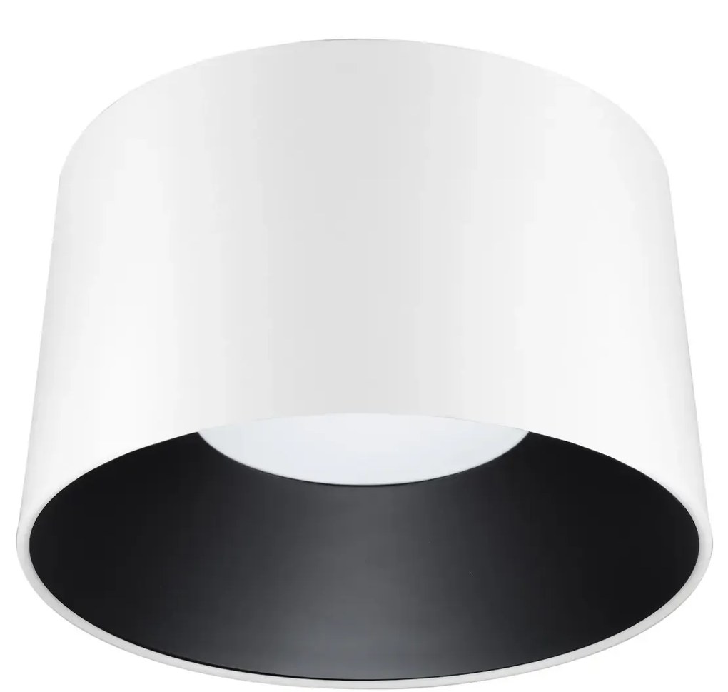 LED bielo-čierne dizajnové stropné svietidlo Atil-35