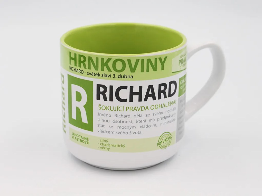 Nekupto Hrnček s menom RICHARD Hrnkoviny