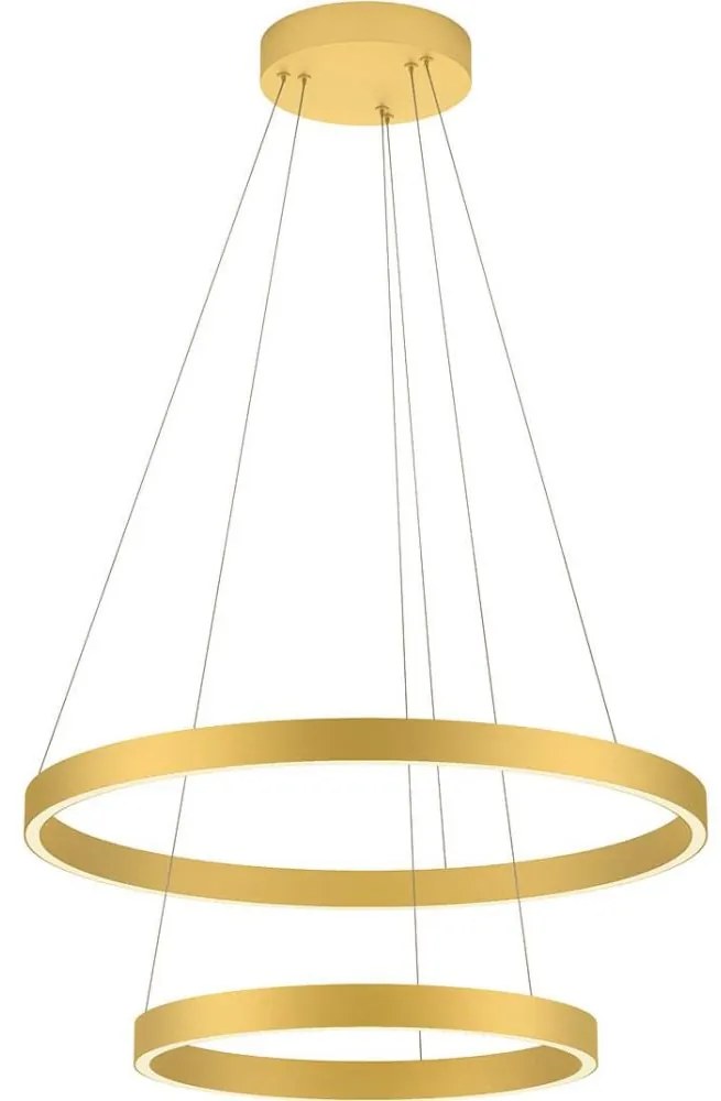 Redo 01-2889 - LED Stmievateľný luster na lanku FEBE LED/62W/230V zlatá