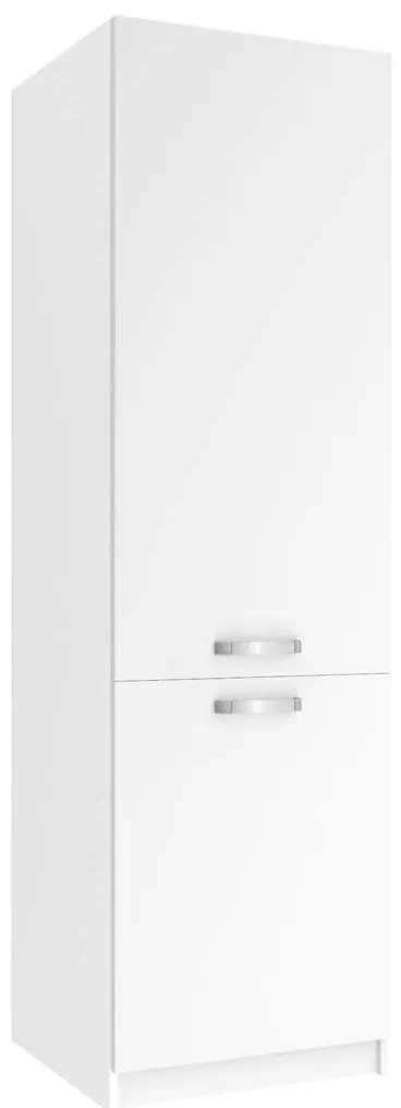 Vysoká kuchynská skrinka Belini pre vstavanú chladničku 60 cm biely mat  TOR SSL60/1/WT/WT/0/U