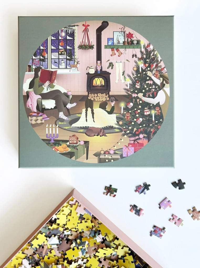 ViSSEVASSE Puzzle Wonderful Christmas Time 1000 dielikov