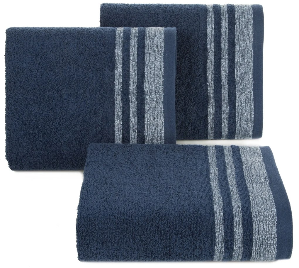 BAVLNENÝ UTERÁK MERY 30X50 CM TMAVOMODRÁ