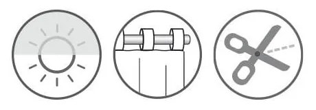 Biela voálová záclona 140x245 cm – Sehlbach