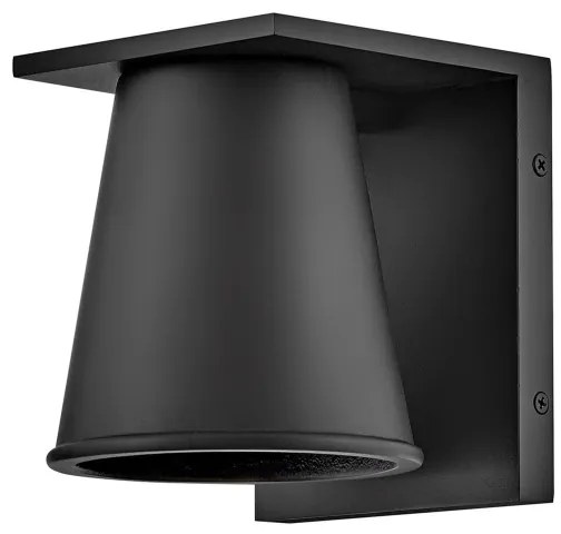 Hinkley HK-HANS-S-BLK -LED Vonkajšie nástenné svietidlo HANS 1xGU10/8W/230V IP44