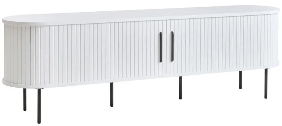 Biely TV stolík 180x56x45 cm Nola – Unique Furniture