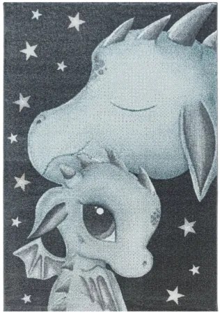 Koberce Breno Kusový koberec FUNNY 2107 Blue, modrá, viacfarebná,120 x 170 cm