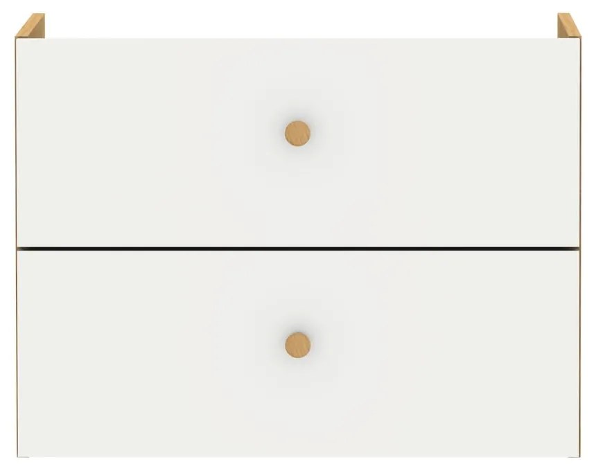 Biely modulárny policový systém 43x33 cm Z Cube - Tenzo