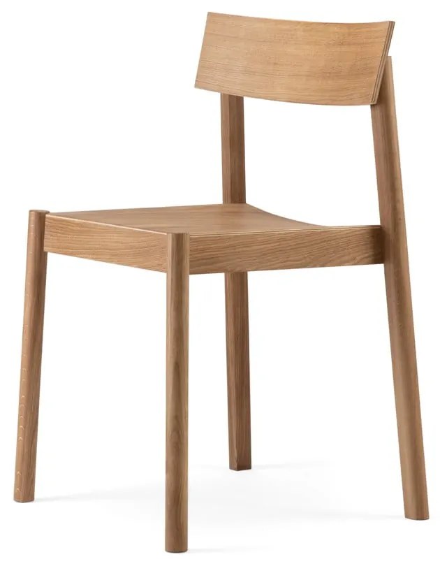 Jedálenská stolička z dubového dreva EMKO Citizen Rectangle