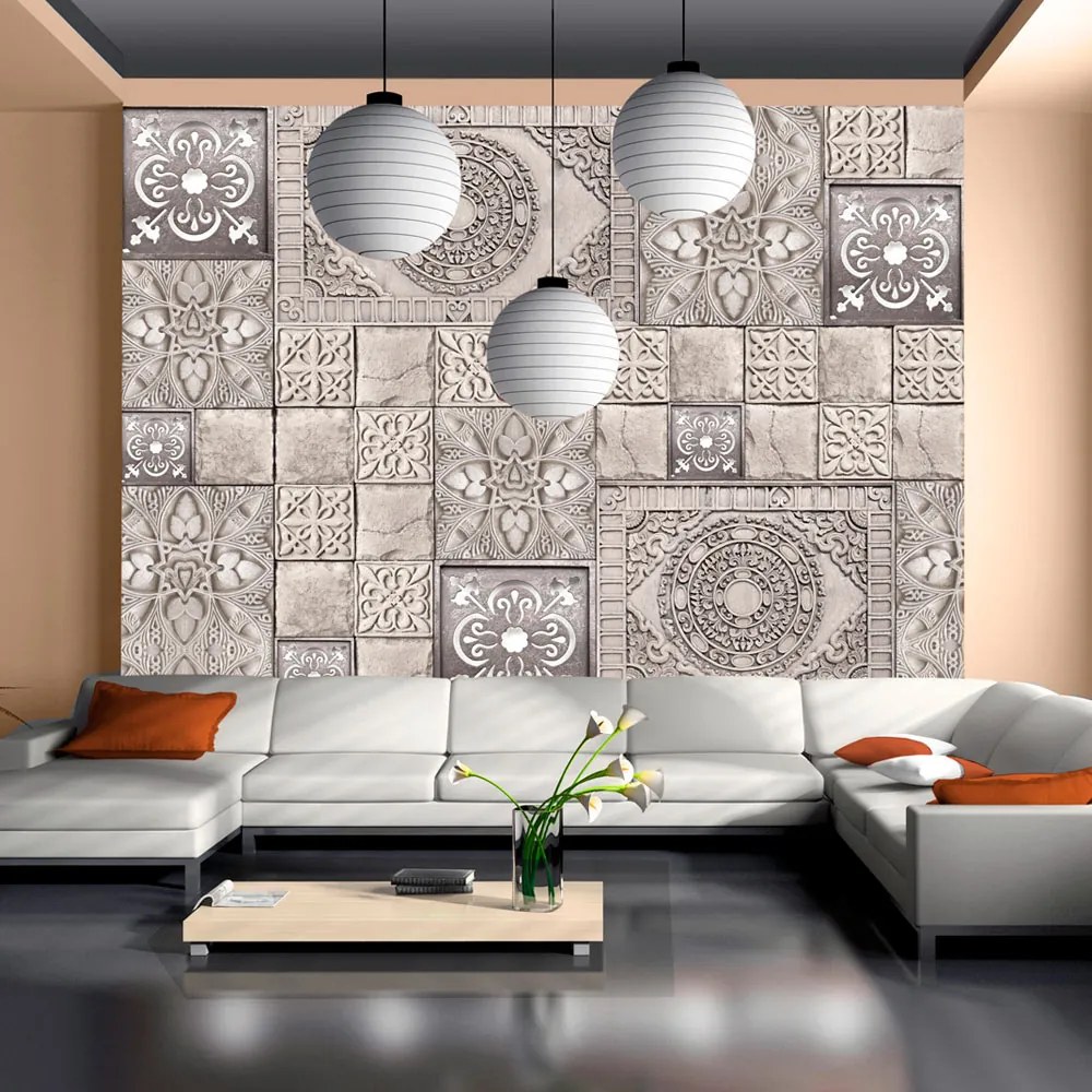 Artgeist Fototapeta - Stone tile Veľkosť: 350x245, Verzia: Premium