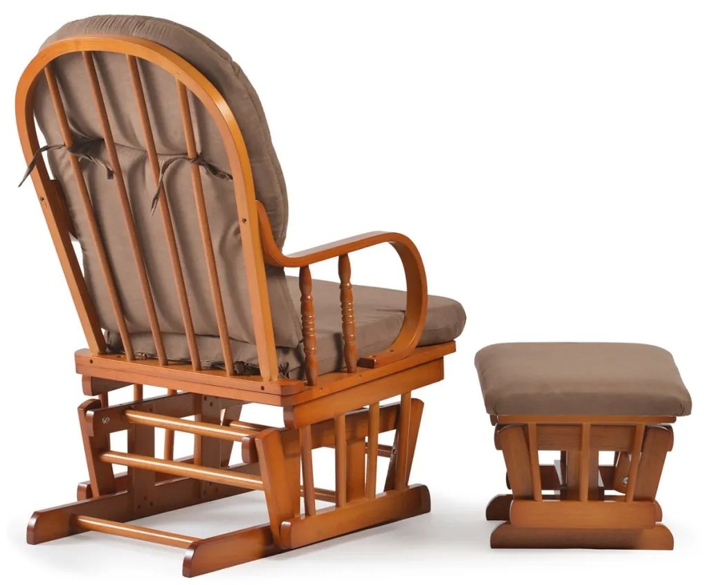 AUTRONIC Hojdacie relaxačné kreslo Glider s podnožkou 20451 OAK