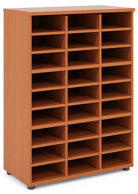 Stredná skriňa s nikou Praktik 80 x 40 x 111,7 cm, hruška