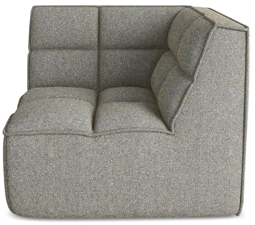 Béžový modul pohovky Kalai – Makamii