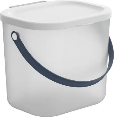 Dóza na prací prášok Albula 6 l, biela%