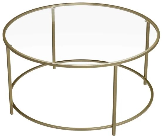 Konferenčný stolík LYRA zlatý