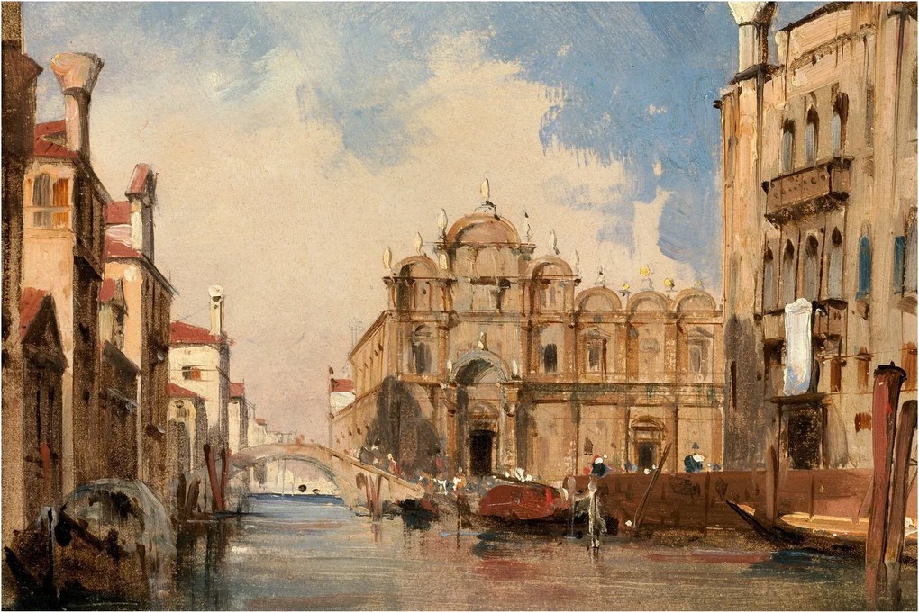 Obraz - Jules-Romain Joyant, The Scuola di San Marco, Venice, reprodukcia (90x60 cm)
