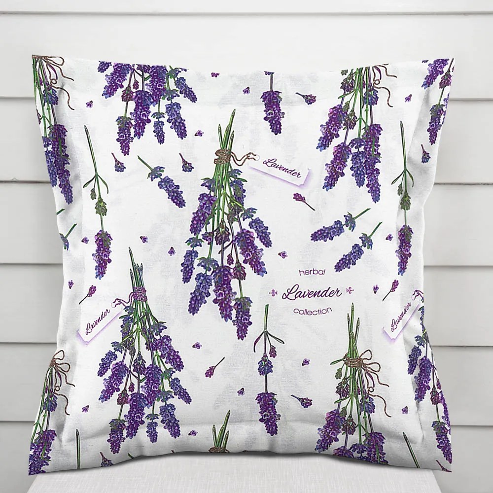 Biante Dekoračná obliečka na vankúš s lemom PML-084 Lavender 40 x 60 cm