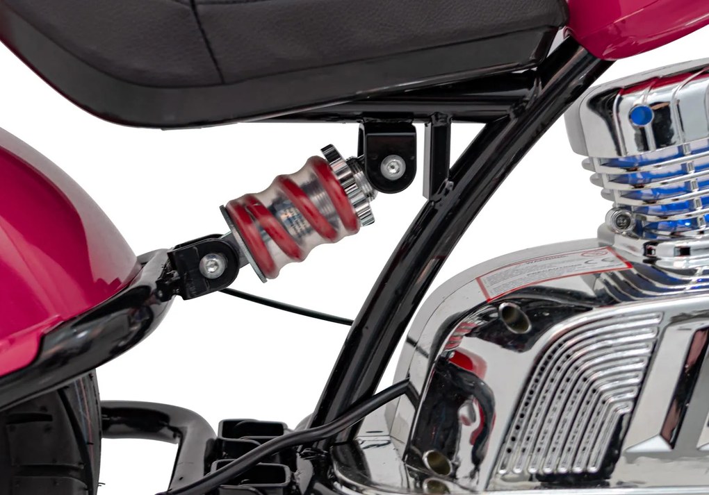 Ramiz Motocykel Chopper Warrior ružový