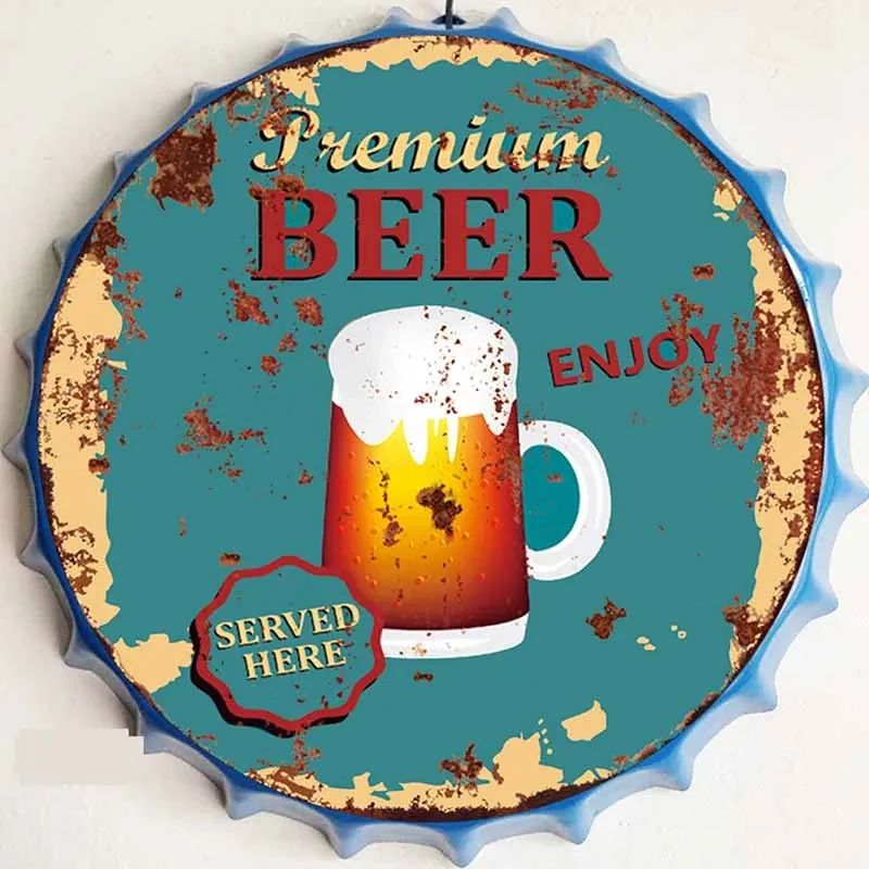 Ceduľa vrchnák Premium Beer