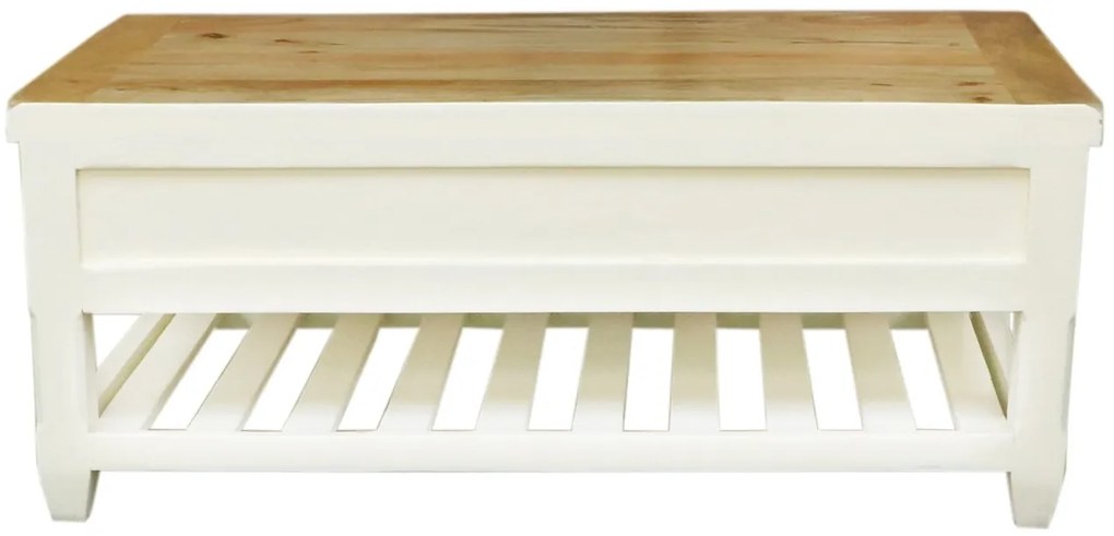 furniture-nabytek.cz - Konferenční stolek rustikální z dřeva mango 110x45x60