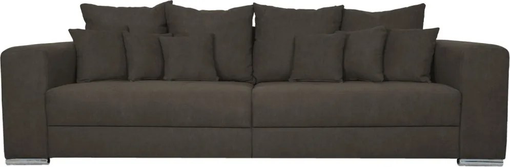 Široká pohovka Rosa, hnedá látka