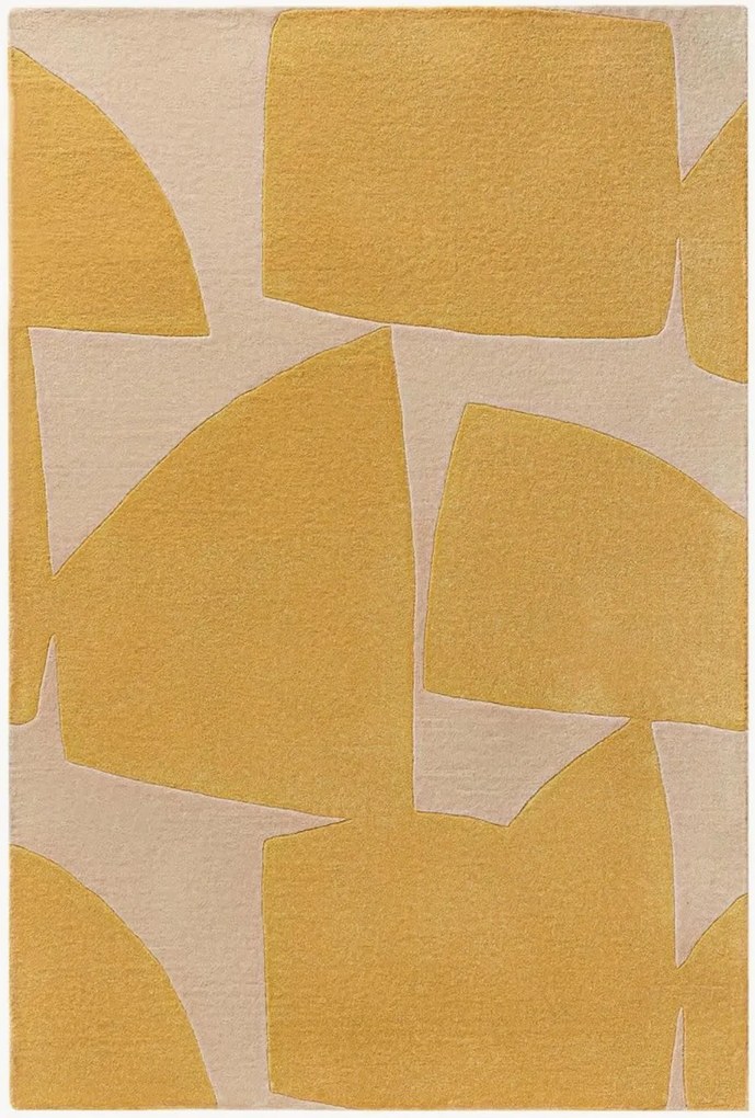 Ručne tuftovaný koberec's krátkym vlasom Smilla