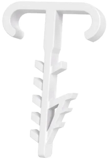 ECOLIGHT Dvojitý držiak pre 2x YDYp 2x2,5 a 3x1,0 ploché káble - 500 ks